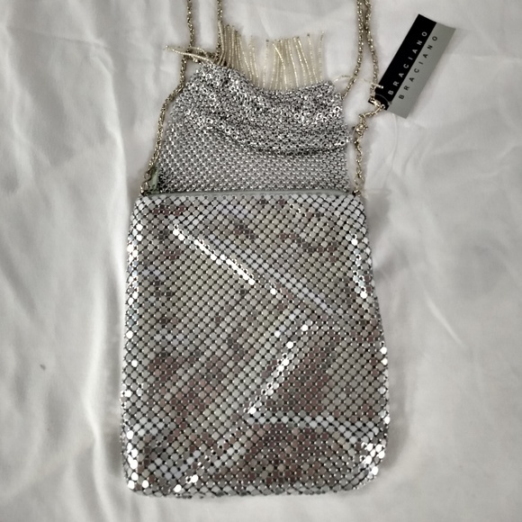 NEW BRACIANO SHINY METAL SEQUINED WRISTLET - Picture 3 of 8